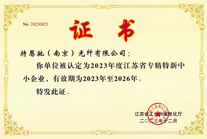 TFO Won the Certificate of 