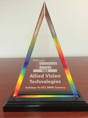 Allied Vision的黄金眼SWIR摄像头获得“可视系统设计创新产品”奖